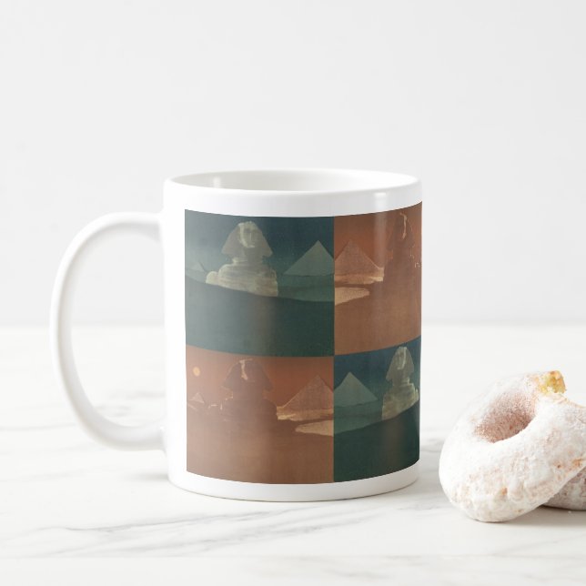 Sphinx-Tasse Kaffeetasse (Mit Donut)