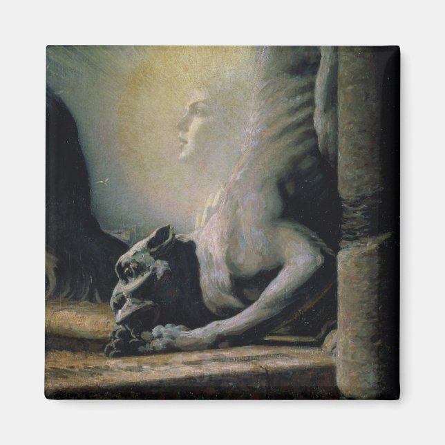 Sphinx und Chimera, 1906 (Öl auf Leinwand) Magnet (Vorne)