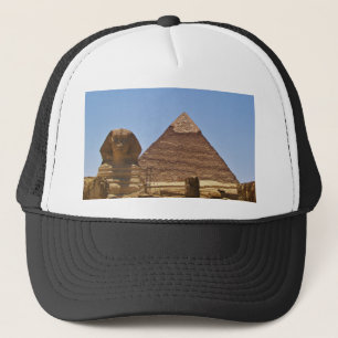 Sphinx und Pyramide Truckerkappe
