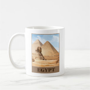 Sphinx und Pyramiden Kaffeetasse