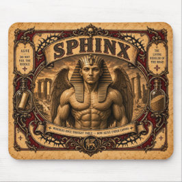 Sphinx, Vintage-Zirkus-Monster Mousepad