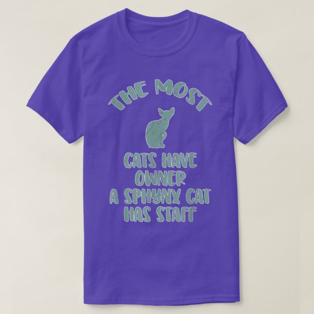 Sphyn Cat Owner T-Shirt (Design vorne)