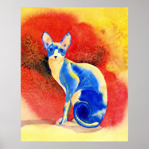 Sphynx Cat #1 Print Poster