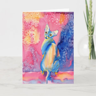 Sphynx Cat #2 Grußkarten Karte