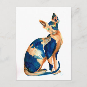 Sphynx Cat 6 Postkarte