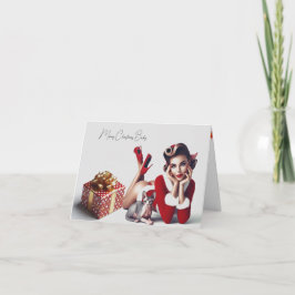 Sphynx Cat Adult Weihnachtskarte Karte