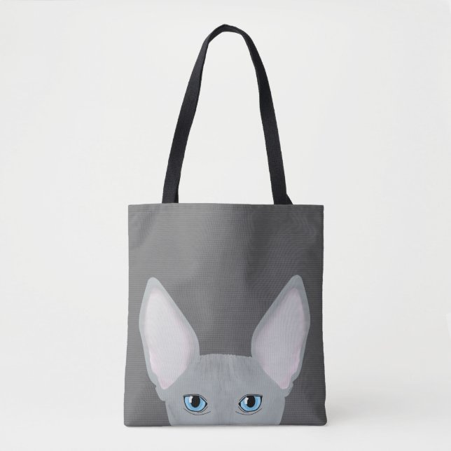 Sphynx Cat Allover Tote Bag (Vorderseite)