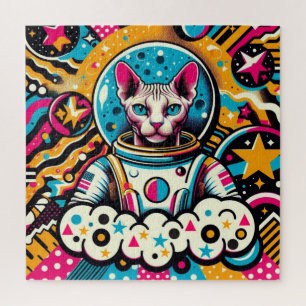 SPHYNX CAT-ASTRONAUT PUZZLE