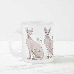 Sphynx cat cartoon illustration mattglastasse