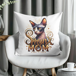Sphynx Cat Mama Muttertag Kissen