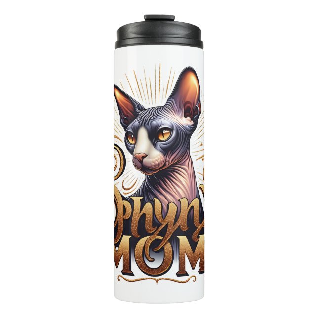 Sphynx Cat Mama Muttertagswanderung Tumbler Thermosbecher (Vorderseite)
