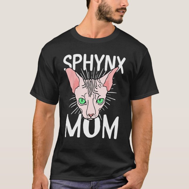 sphynx cat mom  Hairless Breed Sphynx Kitten T-Shirt (Vorderseite)