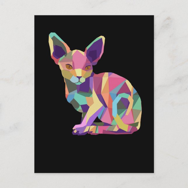 Sphynx Cat Ohrts for Women and Men Sphynx Cat Postkarte (Vorderseite)