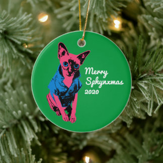 Sphynx Cat Ornaments Keramik Ornament