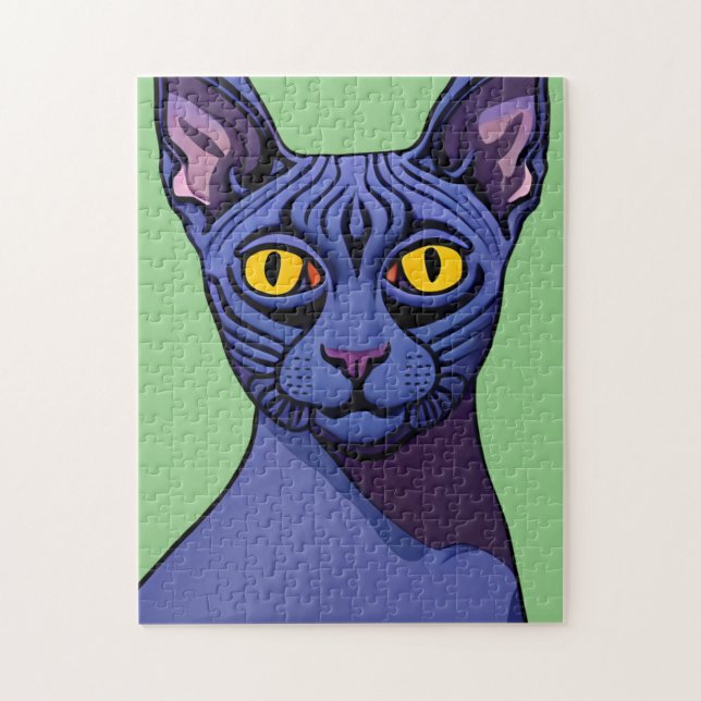 Sphynx Cat Puzzle (Vertikal)