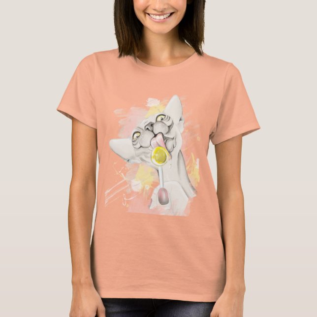 Sphynx cat Sweet Life T-Shirt (Vorderseite)
