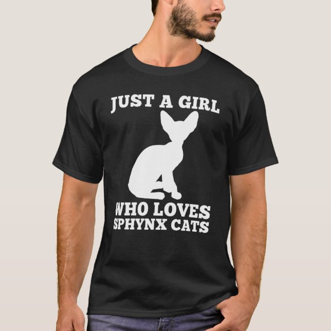 Sphynx Cat T-Shirt (Vorderseite)