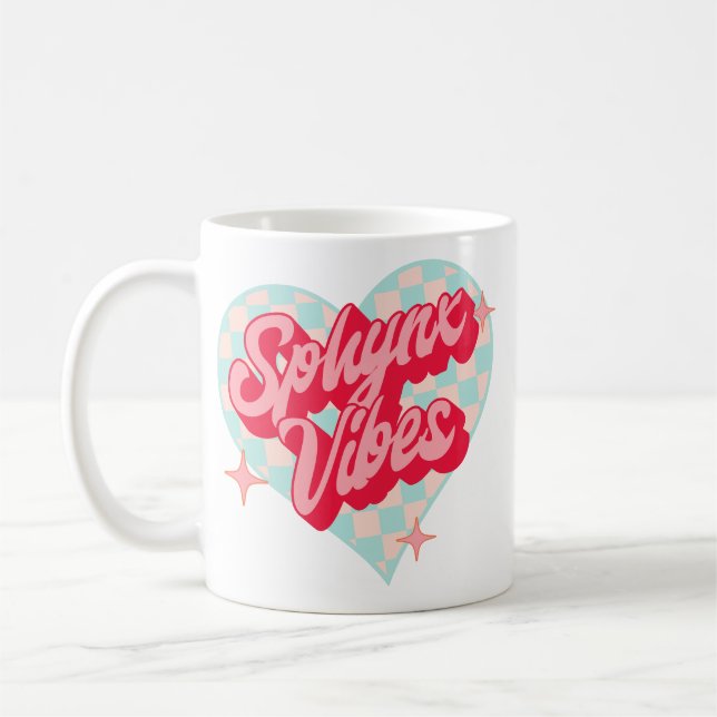 Sphynx Cat Vibes Tasse (Links)
