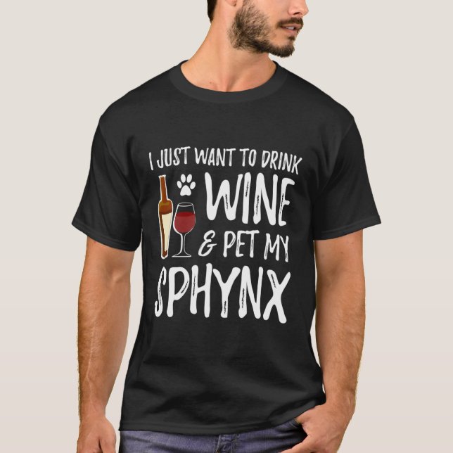 Sphynx für Sphynx-Mama T-Shirt (Vorderseite)