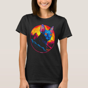 Sphynx haarlose Katzen Berg T-Shirt