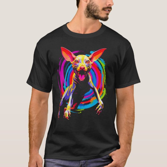 Sphynx haarloses Katzen-Design T-Shirt (Vorderseite)