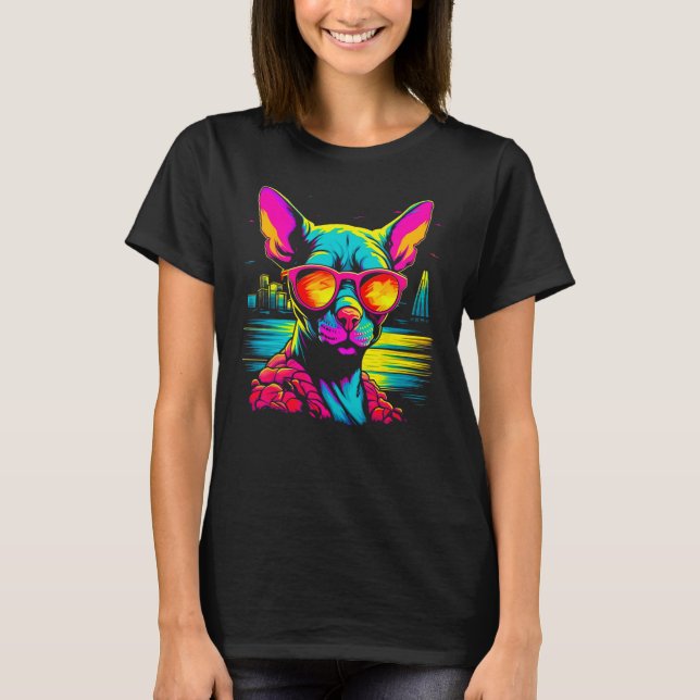 Sphynx Hairless Cat Summer T-Shirt (Vorderseite)