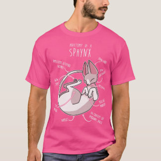 Sphynx Kat Anatomie 3 T-Shirt