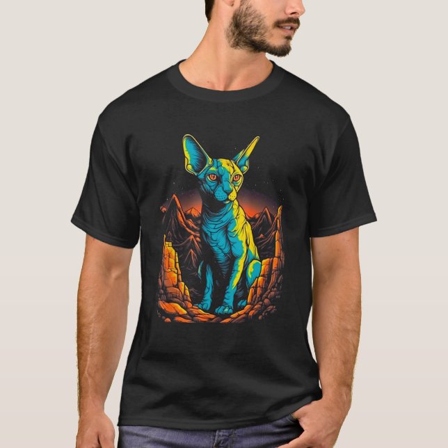 Sphynx-Katze 1 T-Shirt (Vorderseite)