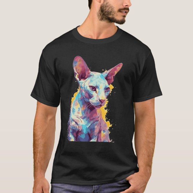 Sphynx-Katze 1 T-Shirt (Vorderseite)