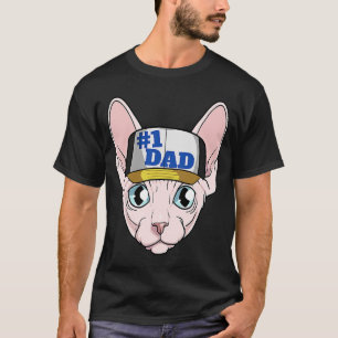 Sphynx Katze 1 Vater Vatertag T-Shirt