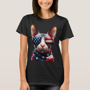 Sphynx-Katze 4. Juli Unabhängigkeitstag Besitzer A T-Shirt