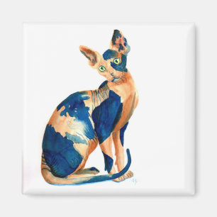 Sphynx Katze 6 Magnet