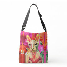 Sphynx Katze Blumen-Fee