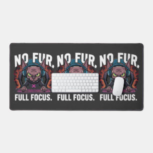 Sphynx-Katze Gamer Full-Fokus-Kunstwerk Schreibtischunterlage