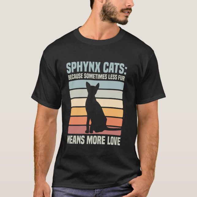 Sphynx-Katze Haustier T-Shirt (Vorderseite)
