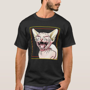 Sphynx-Katze lachend T-Shirt