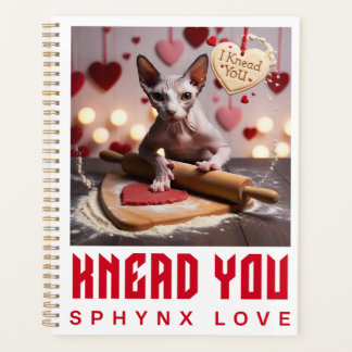Sphynx-Katze Lustiger Bäcker Koch 2027 Kalender Planer