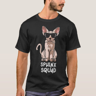 Sphynx Katze Lustiger Katzenliebhaber Sonnenbrille T-Shirt