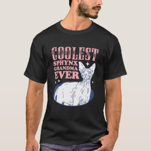 Sphynx-Katze Oma haarlose Katzenbesitzerin Sphynx- T-Shirt