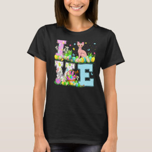 Sphynx Katze Ostereier Jagd Liebe Sphynx Katze Ost T-Shirt