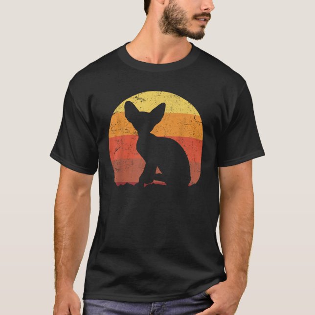 Sphynx-Katze  T-Shirt (Vorderseite)