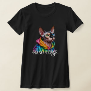 Sphynx-Katze-Über-den-Hügel-Geburtstag T-Shirt