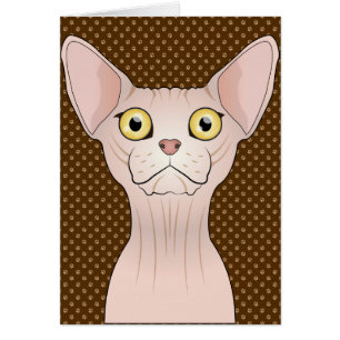 Sphynx Katzen-Cartoon-Tatzen