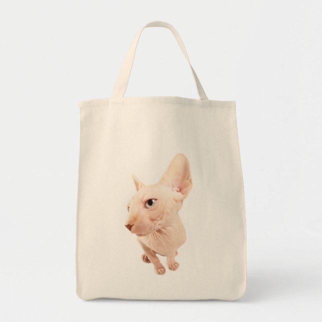 Sphynx Katzen-Einkaufstasche | GoSphynx.com Tragetasche (Vorne)