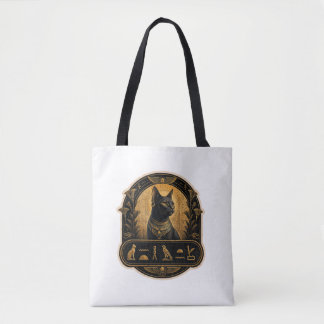 Sphynx-Katzen-Leinen-Tasche Ägyptische Ästhetik