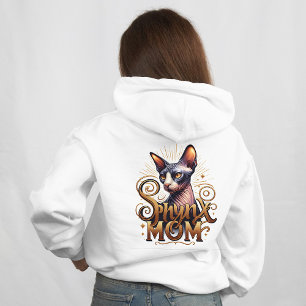Sphynx-Katzen-Mama Haarlose Katze Mutter Cool Dame Hoodie