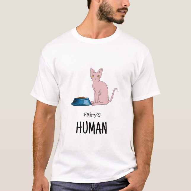 Sphynx-Katzen-Shirt T-Shirt (Vorderseite)