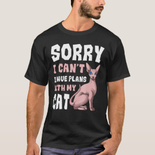 Sphynx-Katzenbesitzer Züchter haarloses Haustier T T-Shirt