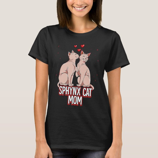 Sphynx-Katzenmutter T-Shirt (Vorderseite)
