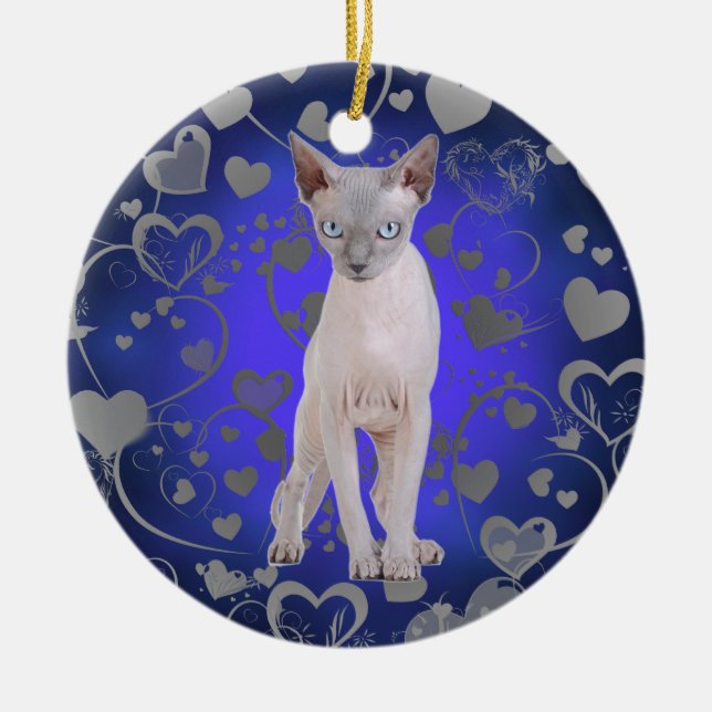 Sphynx Keramik Ornament (Vorne)
